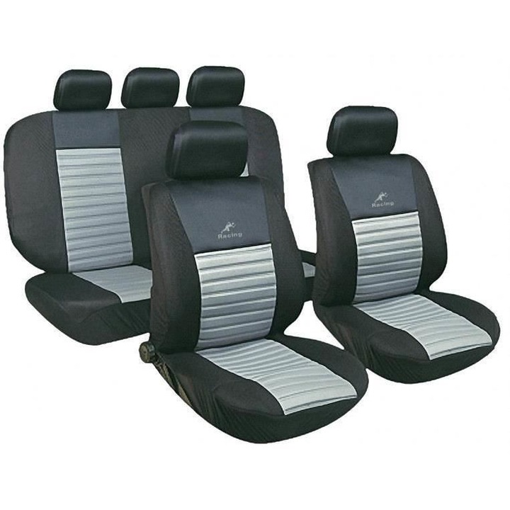 Set huse auto universale, airbag, Racing 47013 Tango Grey CarCo