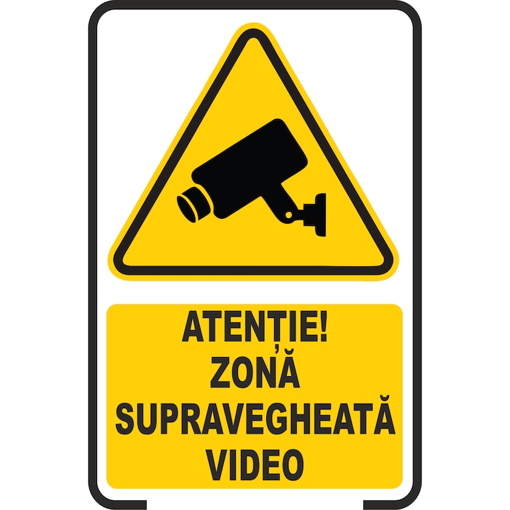 On the verge musics Victor Cauți sticker zona supravegheata video? Alege din oferta eMAG.ro