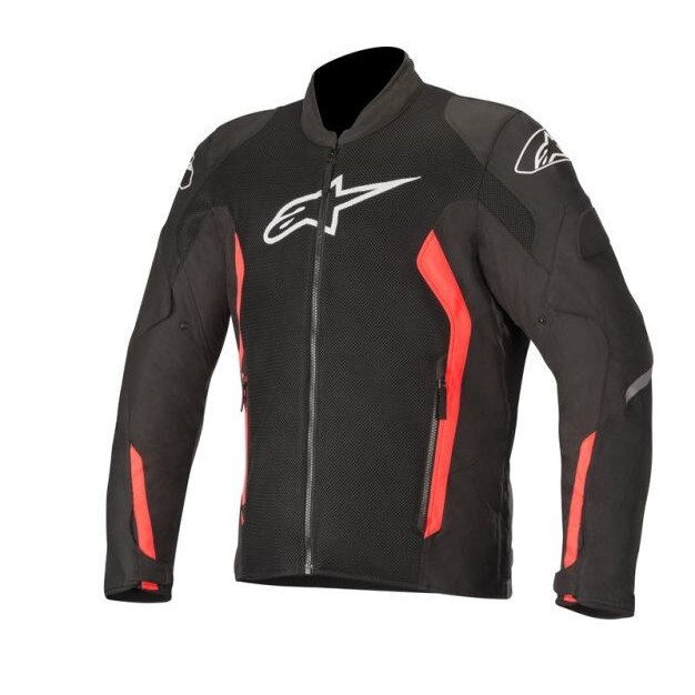 Geaca textil moto Alpinestars Viper V2 Air, negru/fluo/rosu