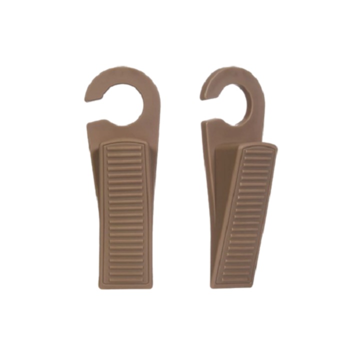 2 db ajtóütköző készlet, 13x3 cm, barna, JMB-BBL6059