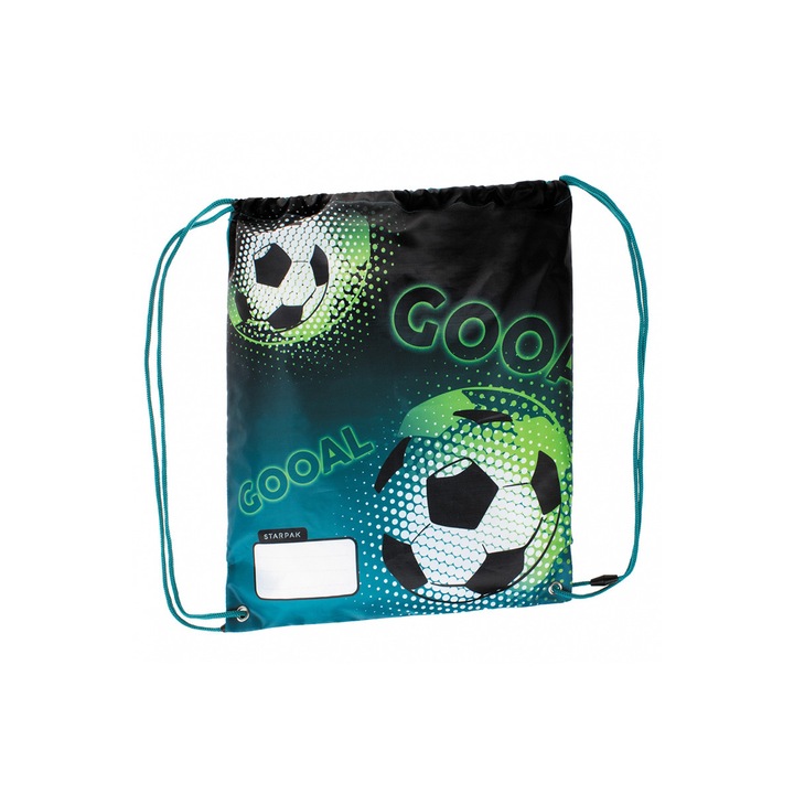Sac sport, Starpak, pentru baieti, Football, multicolor, 38x40 cm
