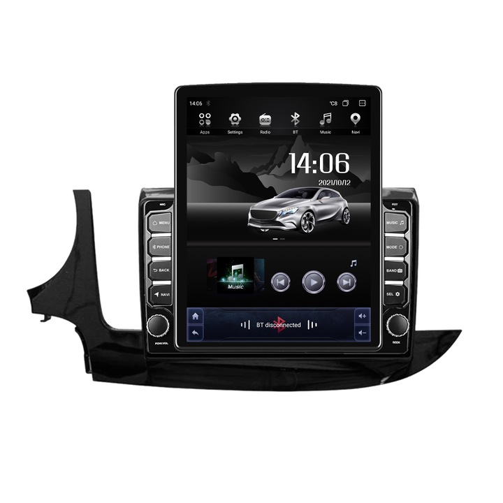Navigatie Opel Mokka 2 din 2016 - 2021, Ecran TESLA 9.7 inch, 4 GB RAM si 64 GB ROM, Slot Sim 4G, Procesor Octa Core, Carplay integrat, Procesor Sunet Digital DSP, Android, Aplicatii, Usb, Wi Fi, Bluetooth