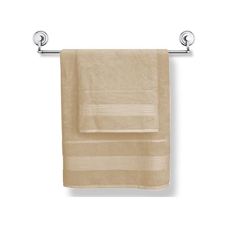 Prosop din bambus Moreno color capuccino 50x90