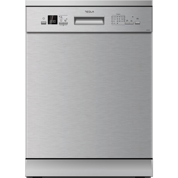 Masina de spalat vase Tesla WD690MX, 14 seturi, 5 programe, Clasa E, 60 cm, Inox