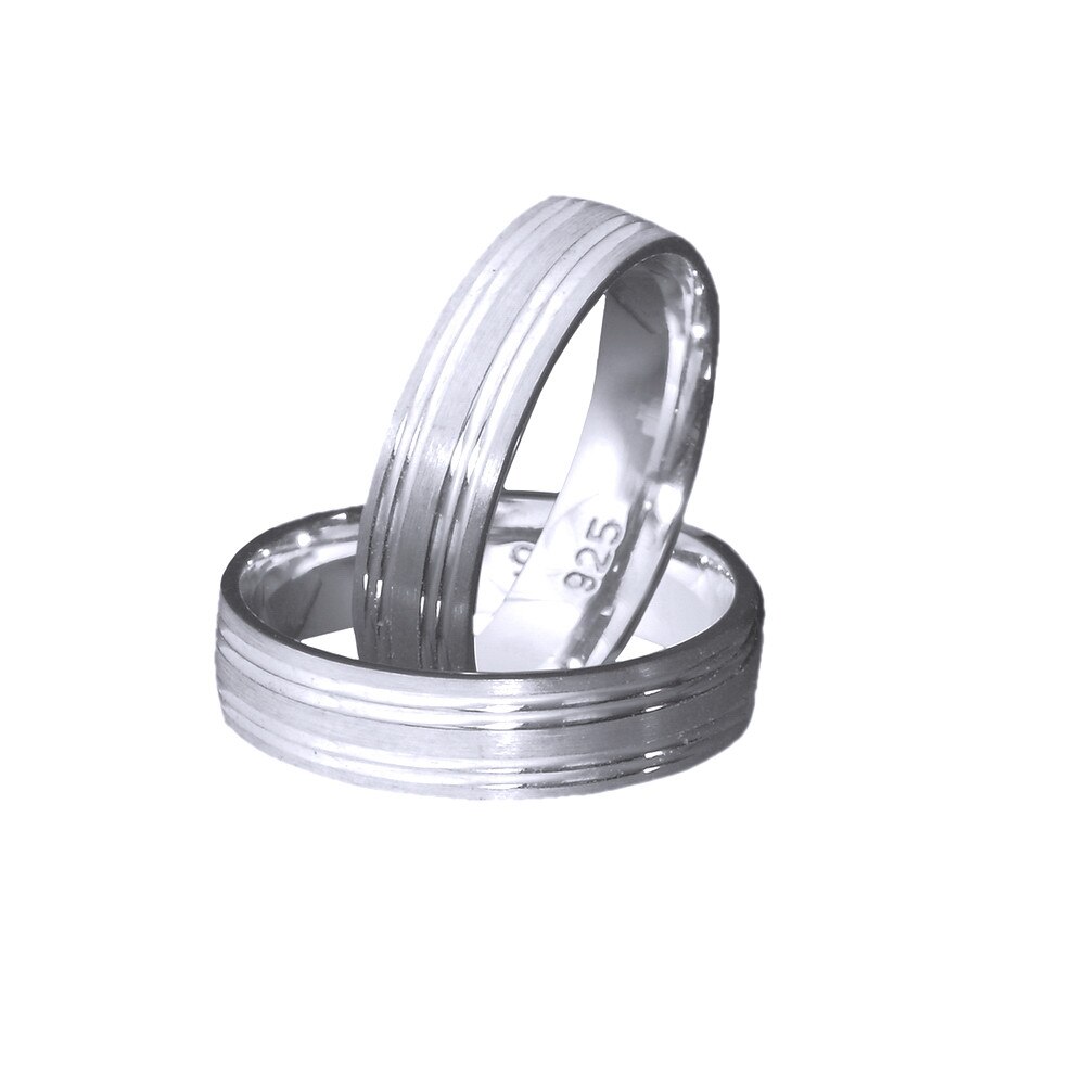 Inel argint rodiat model verigheta toate marimile, Diametru 20.6 mm, BeSpecial, INK0027