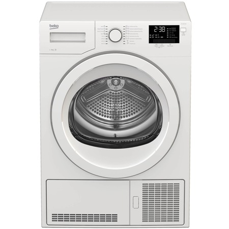 Uscator de rufe Beko DU9133GA0, Condensare, 9 kg, 16 programe, OptiSense, Clasa B, Alb