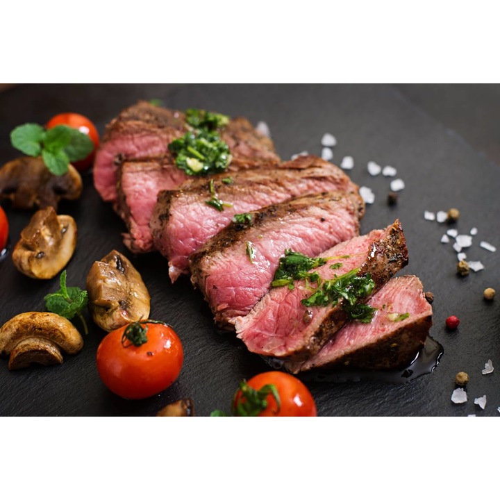 Öntapadó PVC tapéta - Marhahús paradicsommal és gombával, 100 x 150 cm