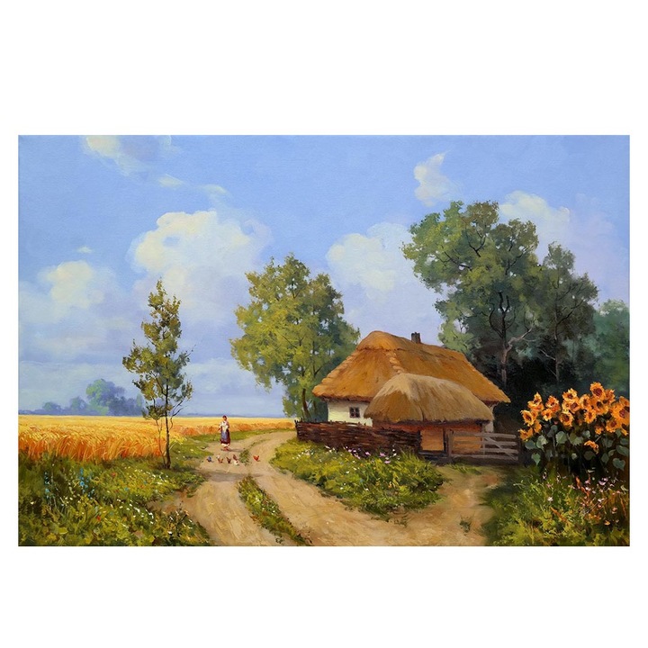 Arthub, Vászonkép, House Landscape, 50x70cm