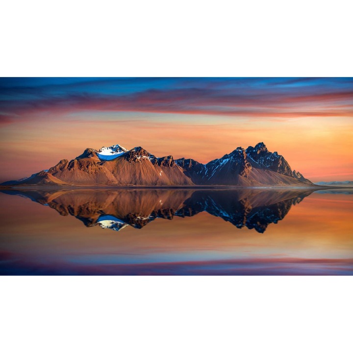 PVC öntapadó tapéta - Vestrahorn Mountain Izlandról, 100 x 150 cm