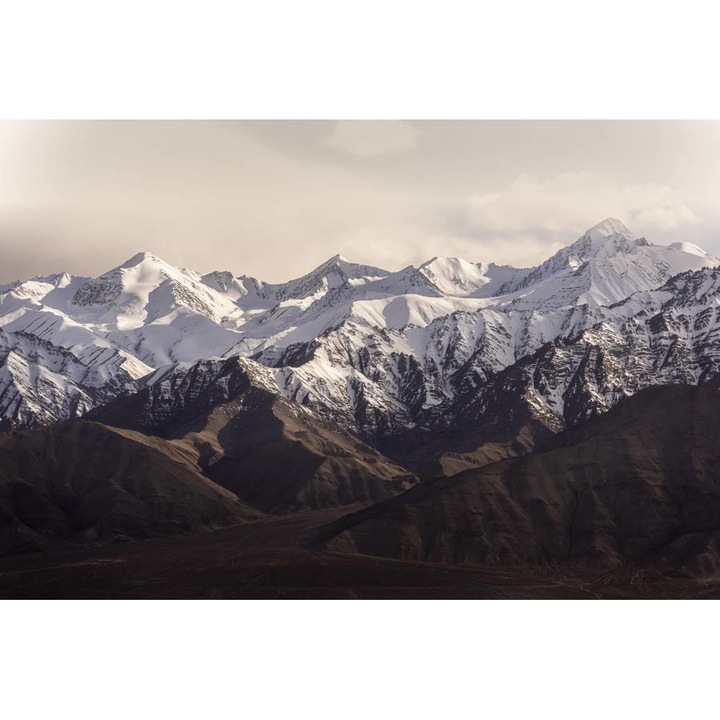PVC öntapadós tapéta - Snowy Mountains From India, 100 x 150 cm