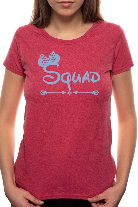 Bride to be - Squad, Kerek nyakú női póló, 100% Pamut, 513, Bordó