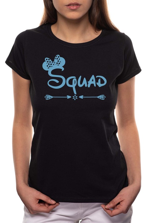 Bride to be - Squad, Kerek nyakú női póló, 100% Pamut, 513, Fekete