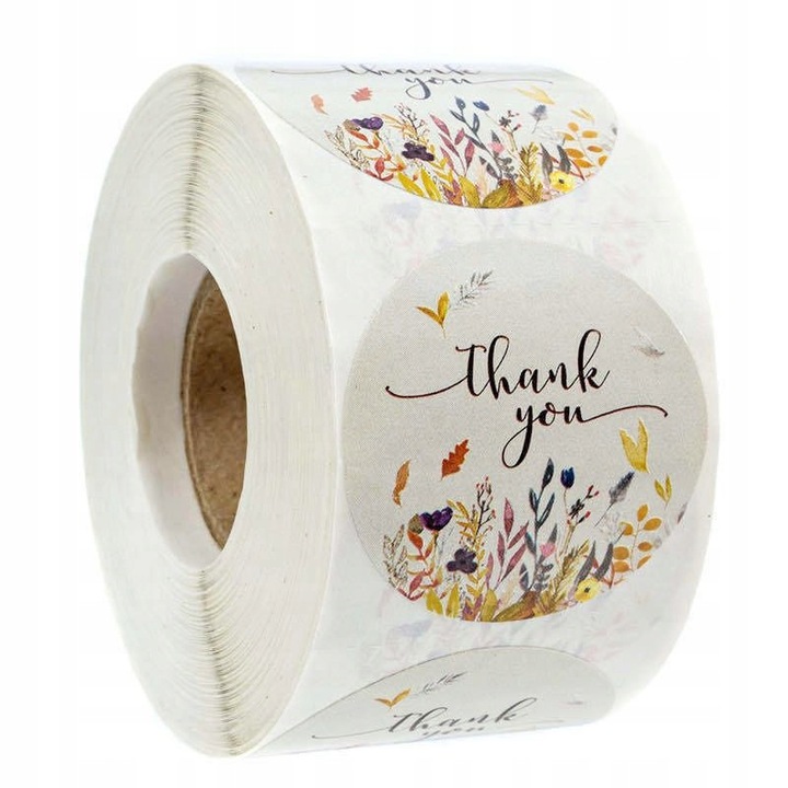 Modi Home dekoratív matrica tekercs, 500 db, 2.5 cm, fehér