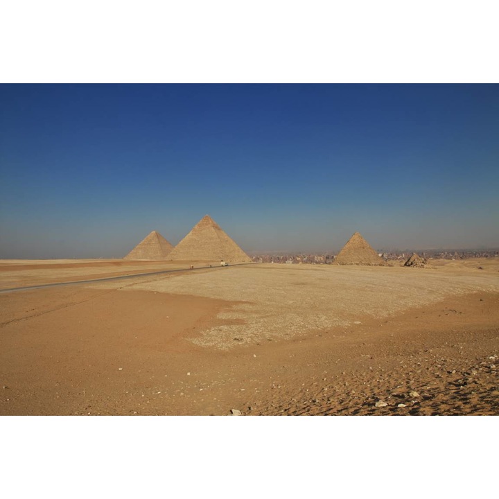 PVC öntapadós tapéta - The Pyramids And The City, 100 x 150 cm