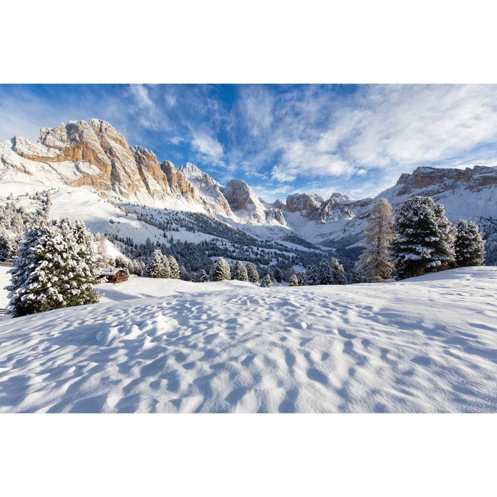 PVC öntapadó tapéta - Hóval borított Dolomitok, 100 x 150 cm