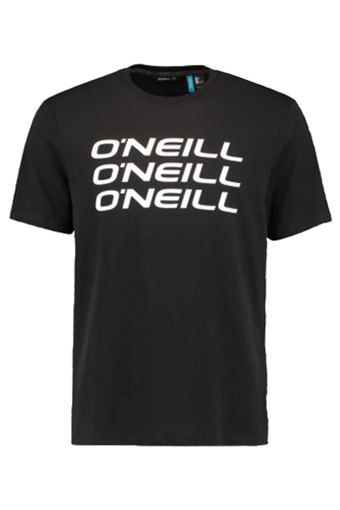 O'Neill, Tricou regular fit cu imprimeu logo Triple, Negru