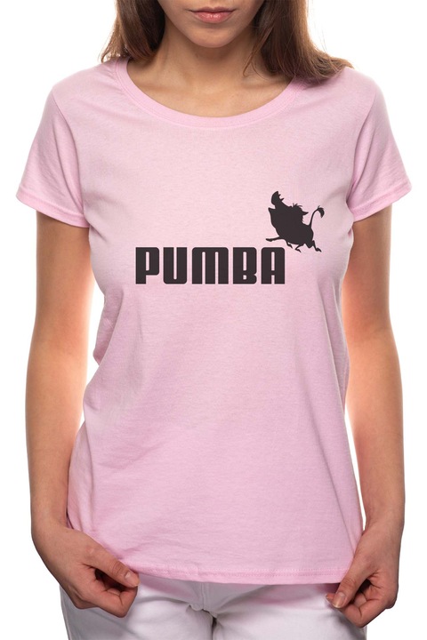 Pumba, Kerek nyakú női póló, 100% Pamut, 548, Rózsaszín