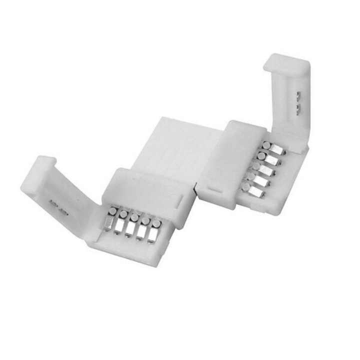 Csatlakozó RGBW LED szalaghoz, derékszögű - 12mm