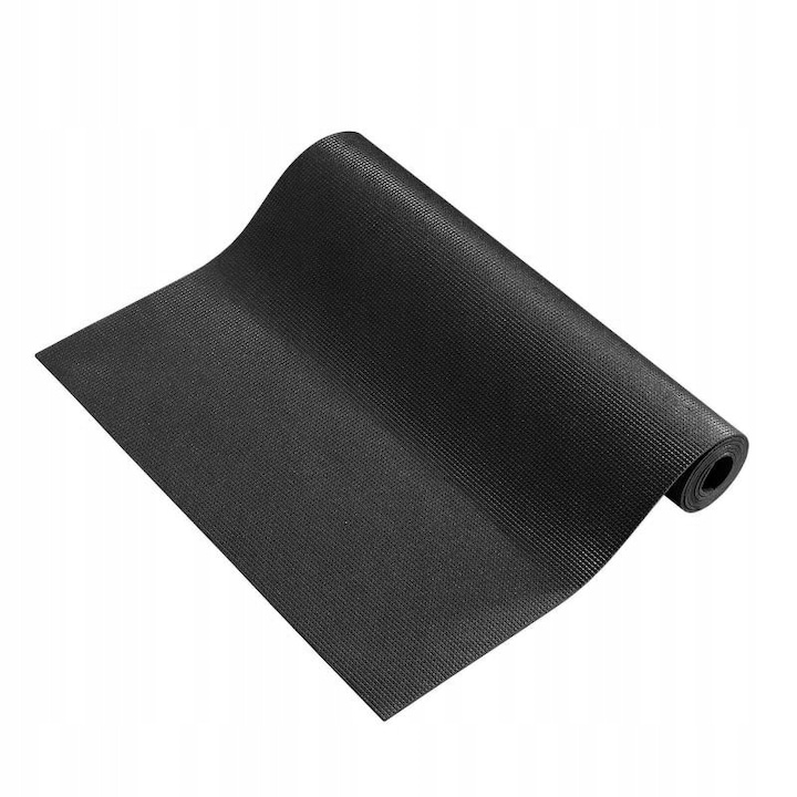 Csúszásgátló Pilates matrac, magboss, PVC, 173x61 cm, fekete