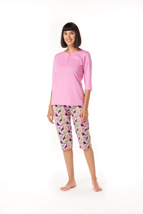 Pijama Uniconf Tropical,PFV64, Roz