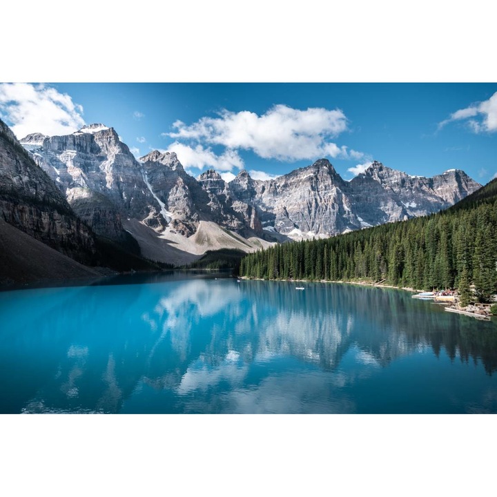 PVC öntapadó tapéta - Hegyek tükröződése a tóban, 100 x 150 cm