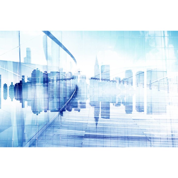 Öntapadó PVC tapéta - Relfexia Orasului In Giam, 100 x 150 cm