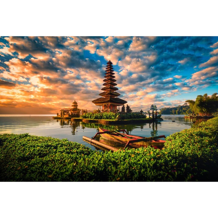 PVC öntapadó tapéta - Hindu Temple at Sunrise, 100 x 150 cm