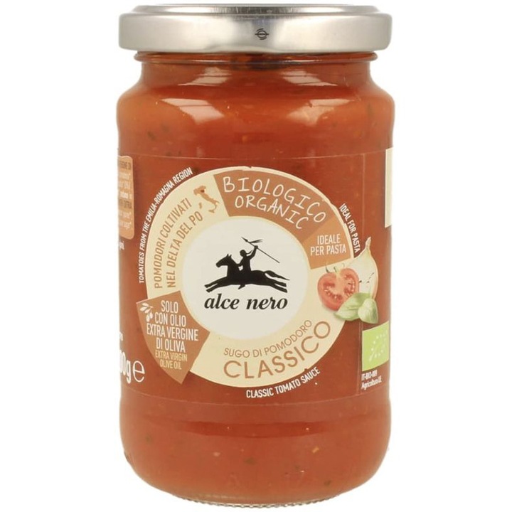 Sos de rosii bio "Napoletana" Alce Nero, 200g