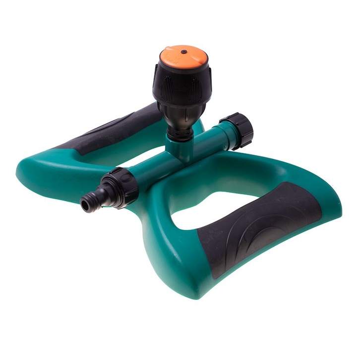 Stropitor pe piedestal, Rotire 360 de grade, Cuplaj rapid, Verde, Negru, Portocaliu