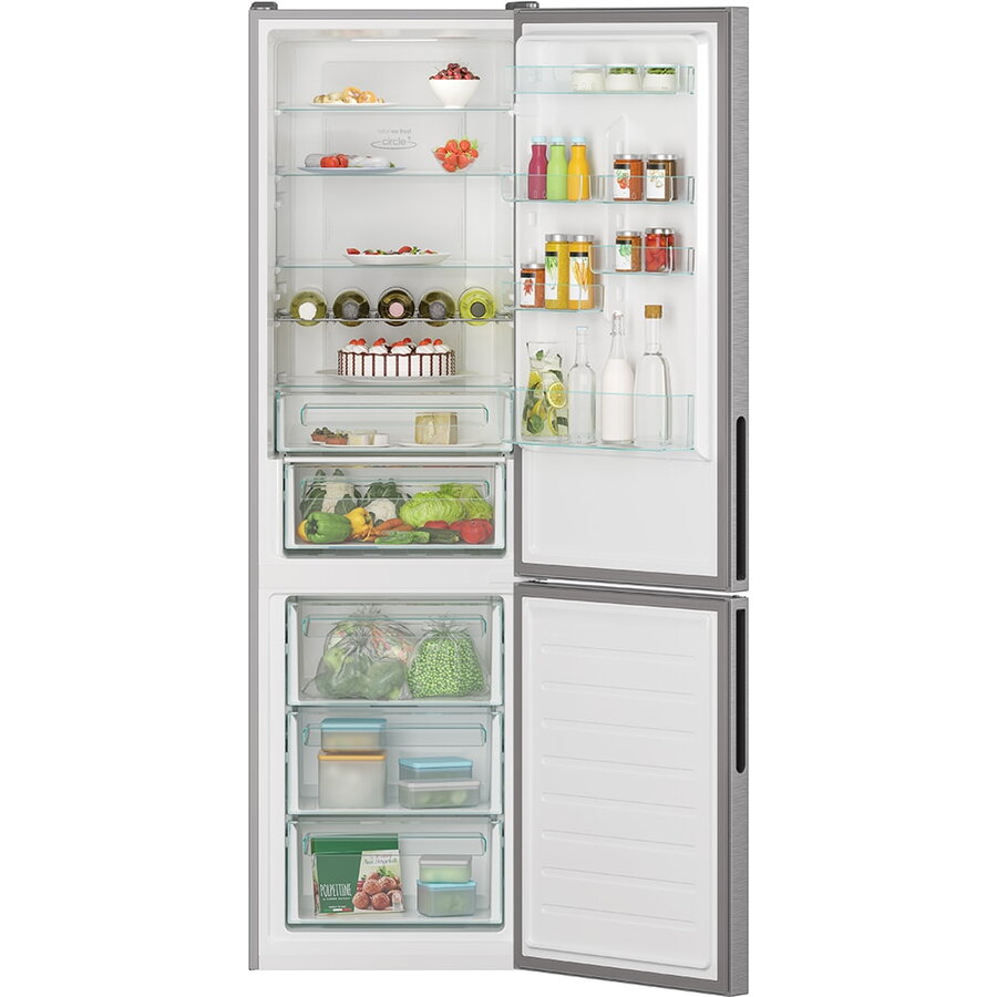 Combi Candy CCE4T620ES, Inox, 200 cm, No Frost, E en