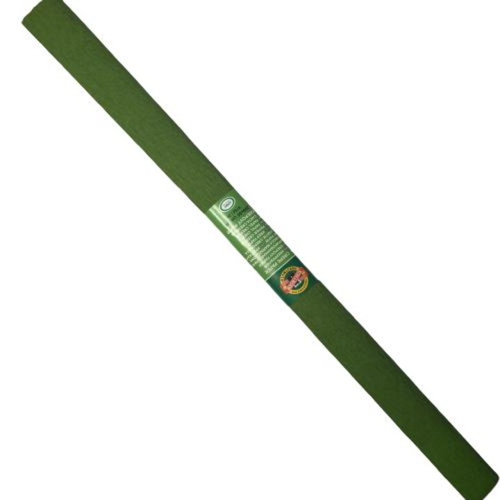 Zöld krepp papír, 200x50 cm, Koh-I-Nor