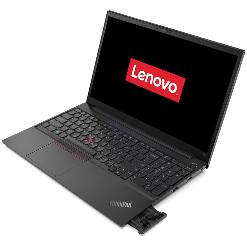 Laptop Lenovo ThinkPad E15 Gen 4 cu procesor AMD Ryzen™ 7 5825U pana la 4.5 GHz, 15.6", Full HD, IPS, 16GB DDR4, 512GB SSD, AMD Radeon™ Graphics, No OS, Black
