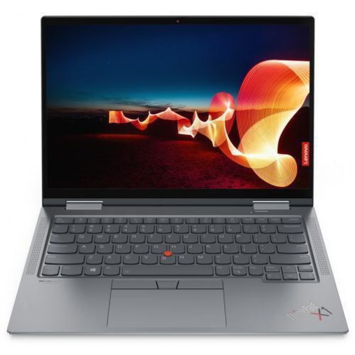 Ultrabook Lenovo 14" ThinkPad X1 Yoga Gen 7, WUXGA IPS Touch, Procesor Intel® Core™ i7-1260P (18M Cache, up to 4.70 GHz), 16GB DDR5, 512GB SSD, Intel Iris Xe, Win 11 Pro, Storm Grey