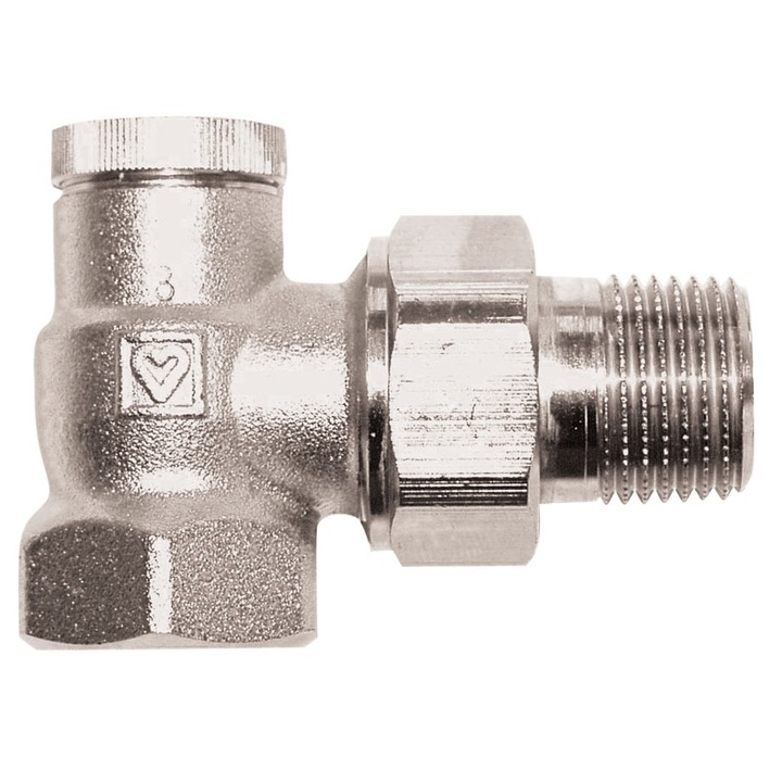 Възвратен клапан без настройка HERZ-RL-1, Ъглов модел, DN 10, R 3/8'', 1 3724 40