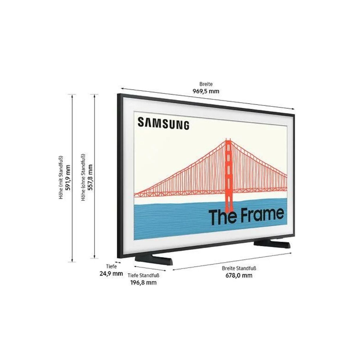 Televizor QLED Samsung The Frame GQ75LS03AAUXZG, Smart TV 4K UHD, functie de inregistrare, 189 cm, MADE FOR GERMANY, negru
