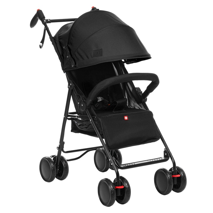 Детска количка ZI CASPAR, Черна