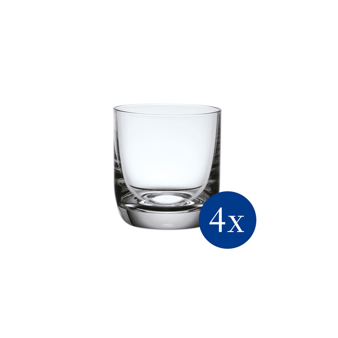 Shotglas Villeroy & Boch Manufacture Rock Transparant 40 ml (4-delig