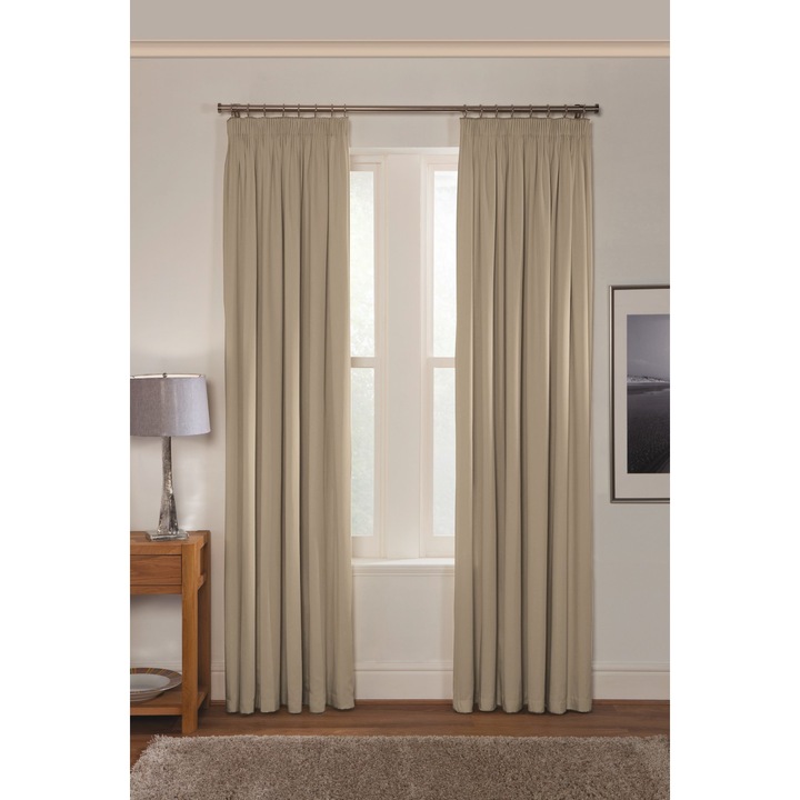 Комплект кадифени завеси Cappuccino, 2 бр x 150 см дължина / 220 см височина