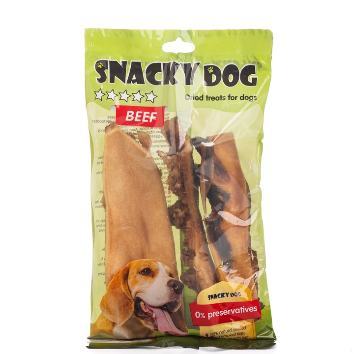 Награда за кучета Snacky Dog телешки скалп, 150 гр