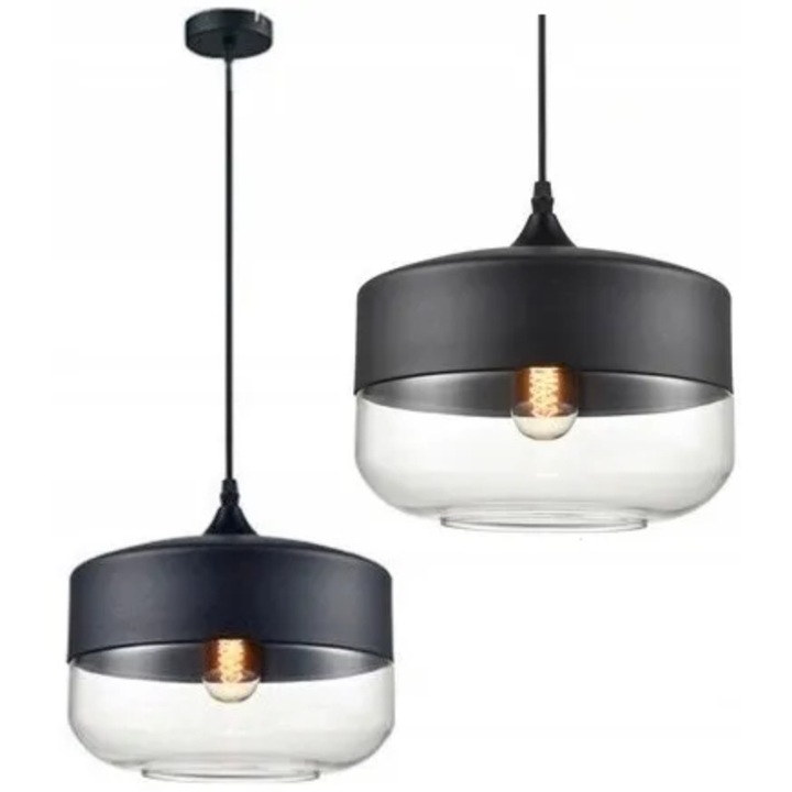 Toolight APP021-1CP Zenit D mennyezeti lámpa, fekete