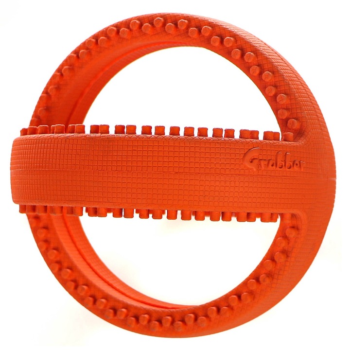 Interaktív labda, HappyPet, gumi, piros