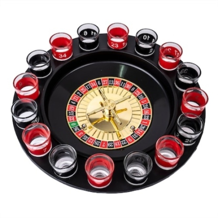 Игра рулетка FOXMAG24 с 16 чаши, червена