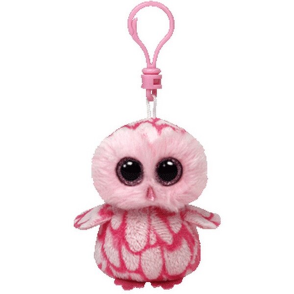 Jucarie Plus Meteor, Baby Clip Bufnita Roz ,8.5 Cm , TY36594