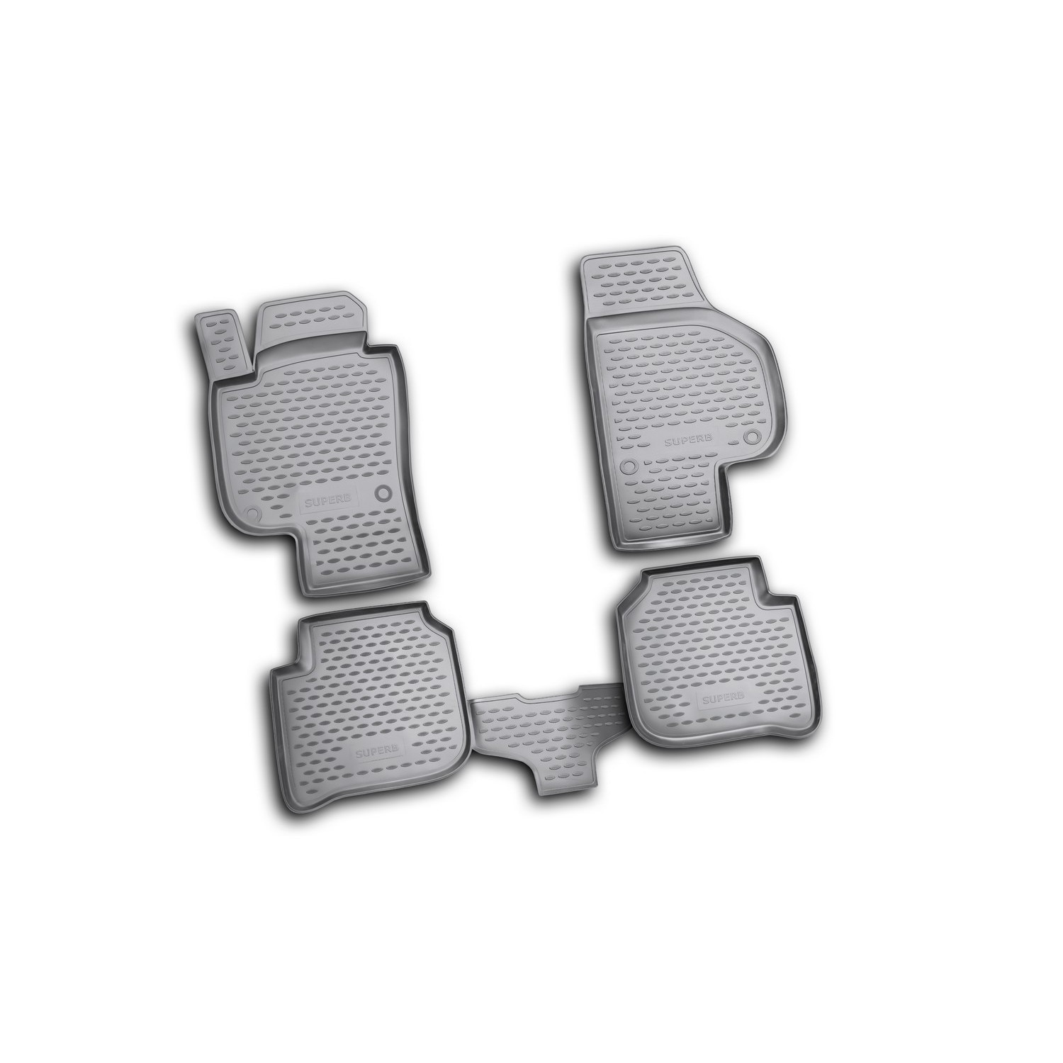 Set covorase auto Novline Floor mats SKODA Superb 2009-, 4 buc.