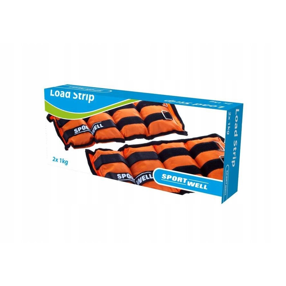 Greutati fitness, Magboss, Nailon, 2x1 kg, Portocaliu/Negru eMAG.ro