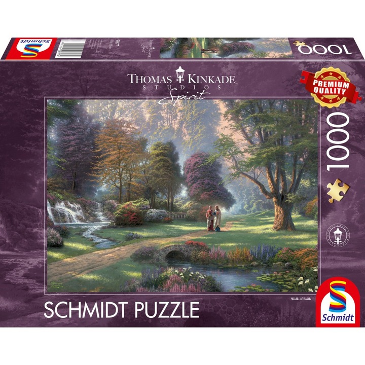 Пъзел Schmidt - Thomas Kinkade: Spirit - Пътят на вярата, 1000 части