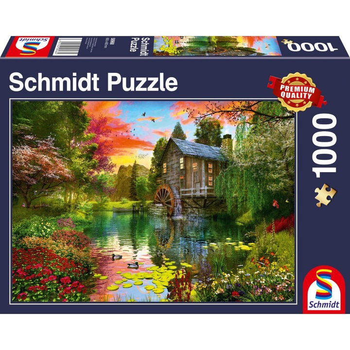 Puzzle Schmidt - Moara de apa, 1000 piese