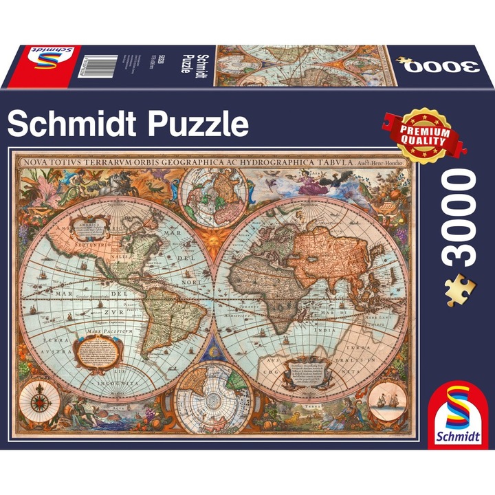 Пъзел Schmidt - Антична карта, 3000 части