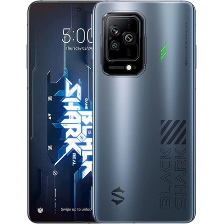 Мобилен телефон Black Shark 5, Dual SIM, 128GB, 8GB RAM, 5G, Сив - eMAG.bg