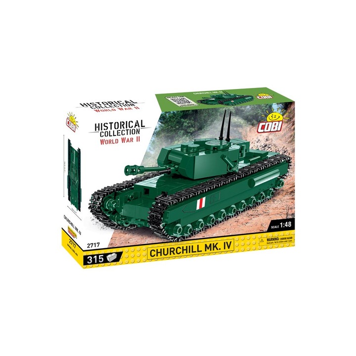 Конструктор Cobi Churchill Mk. IV, 315 части